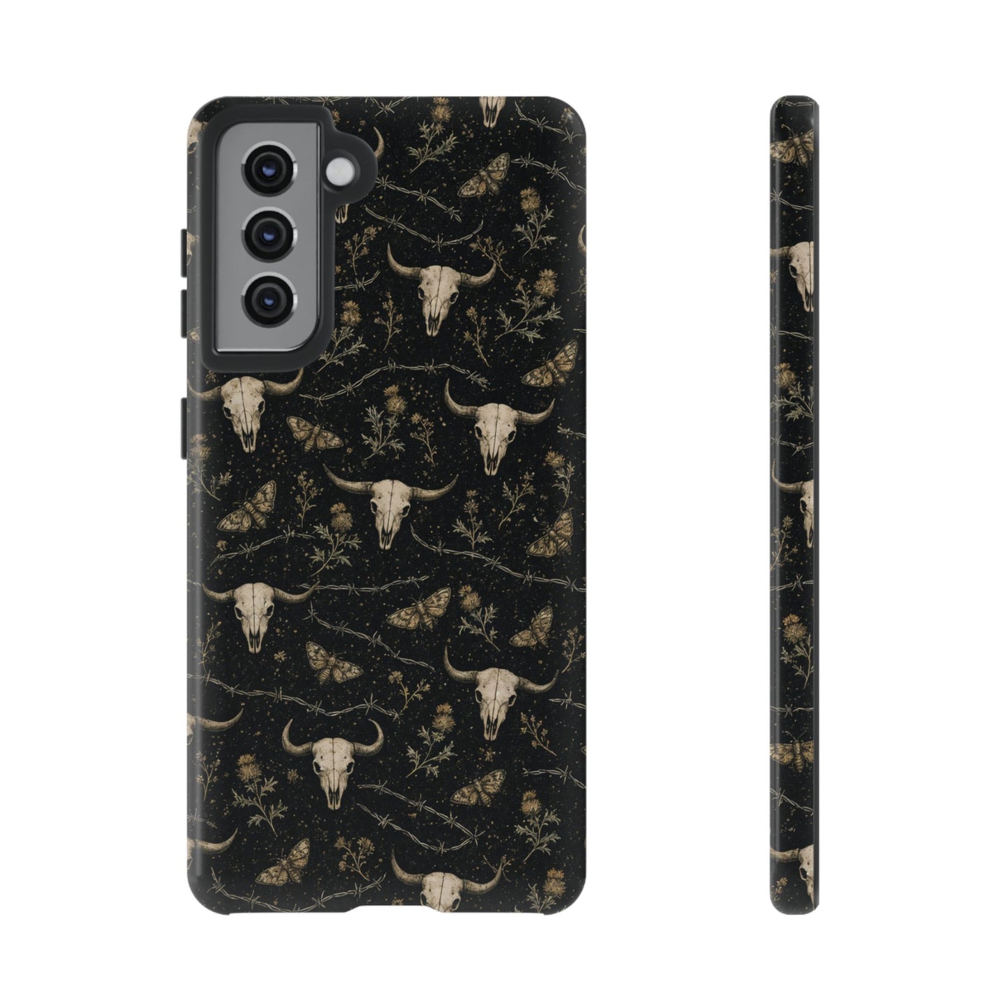Bull Skull Barbwire Tough Case