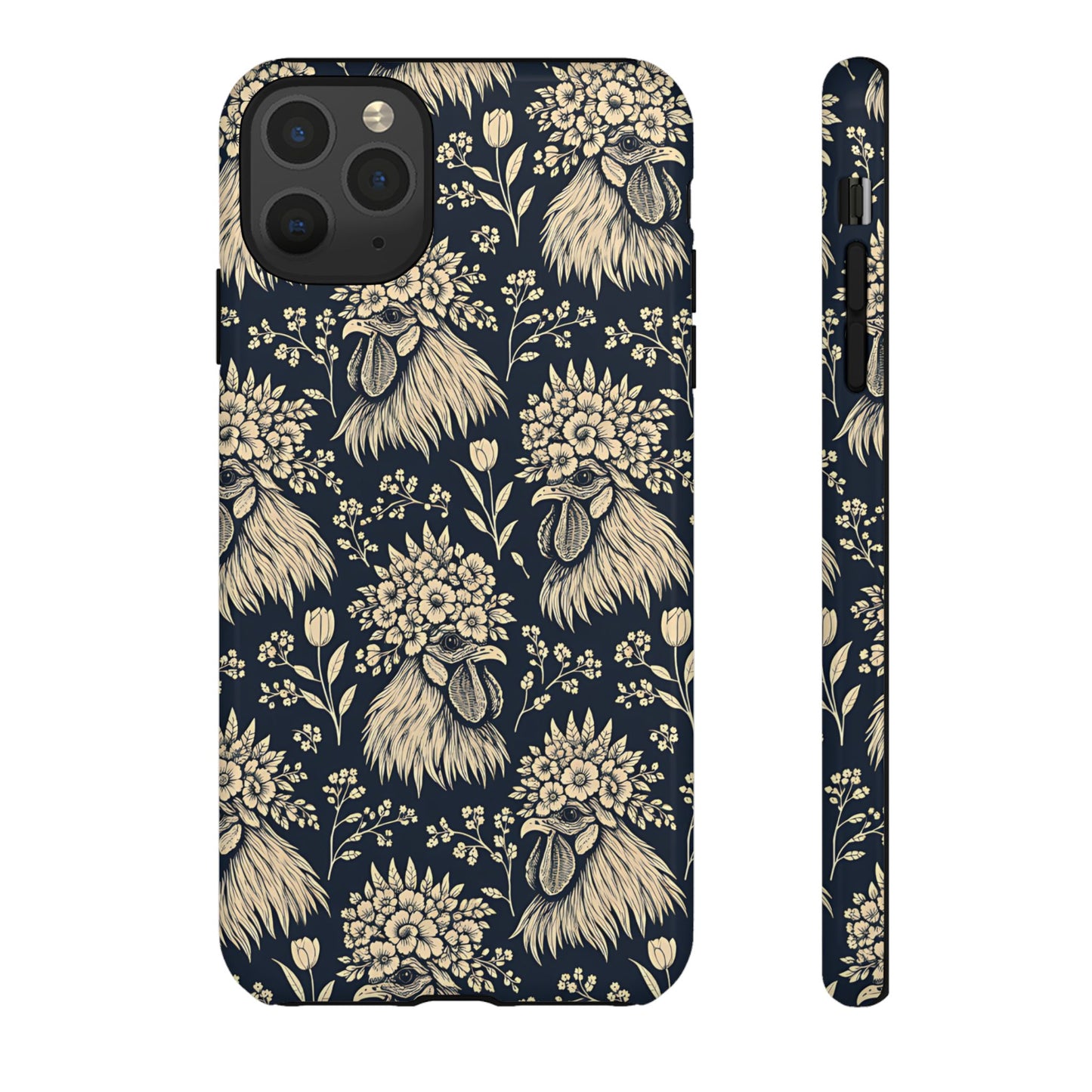 Floral Rooster Tough Case