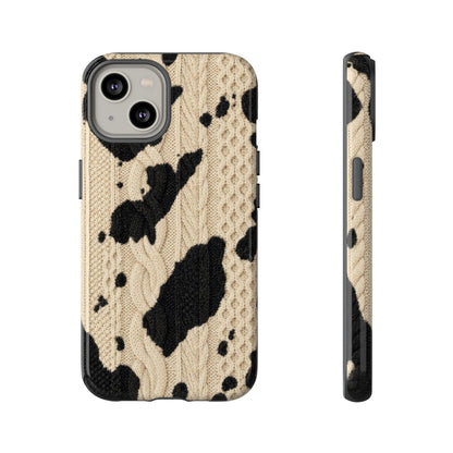 Cable Knit Cowhide Tough Case
