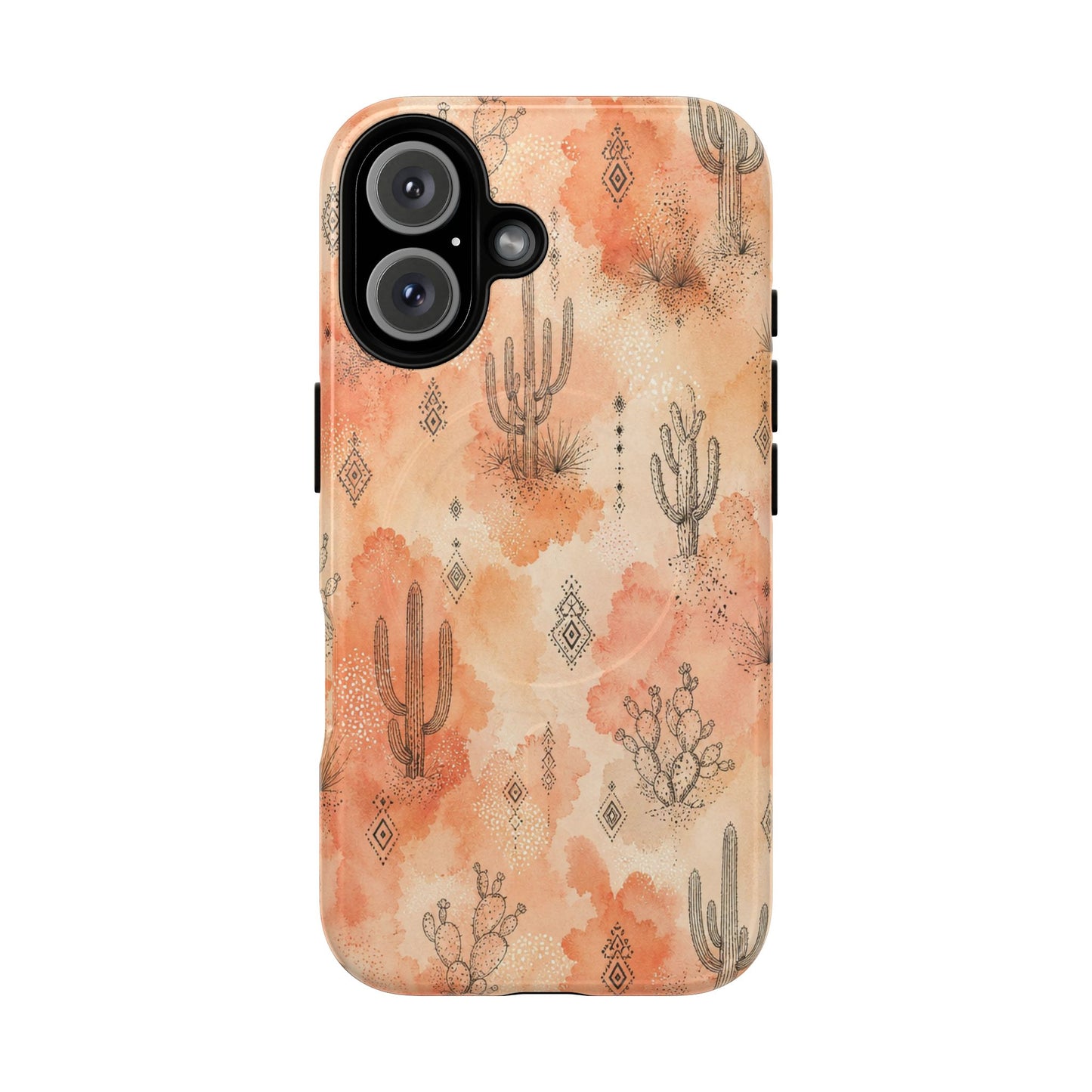Watercolor Cactus Magnetic Case