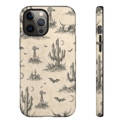 Spooky Desert Toile Tough Case
