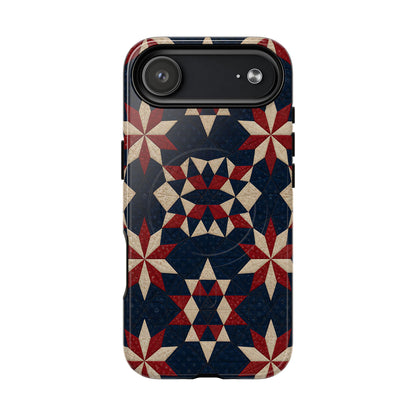 Patriotic Quilt Magnetic Case