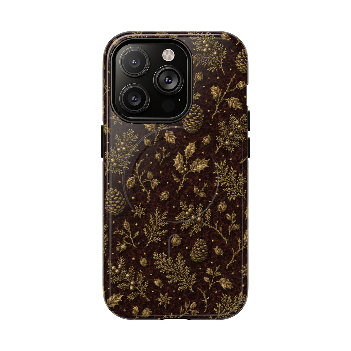 Brass Winter Botanicals Magnetic Case