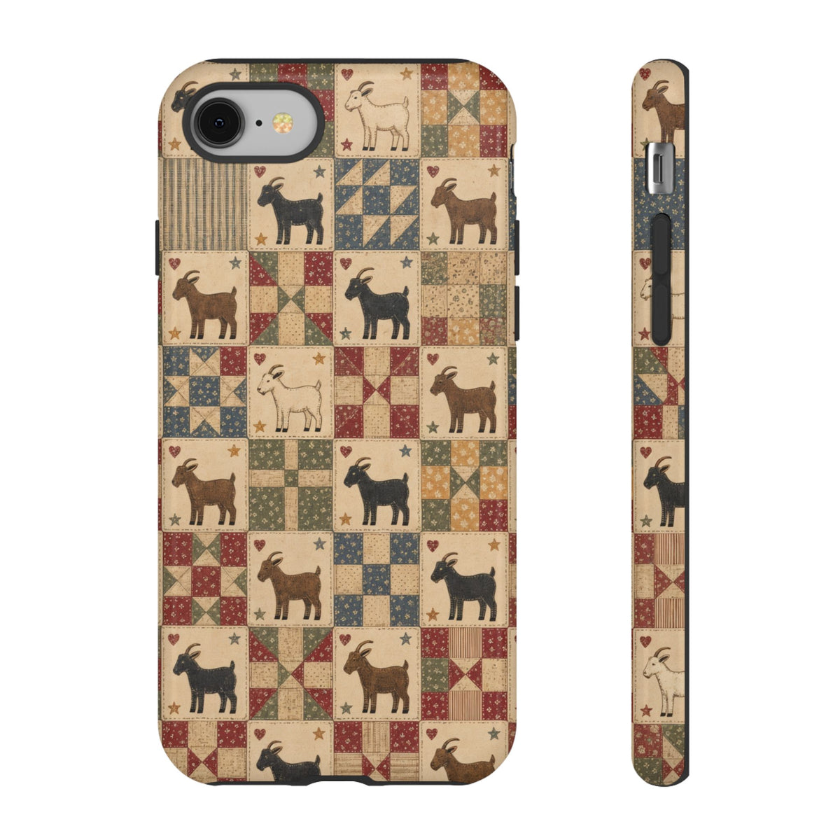 Goat Quilt Tough Case