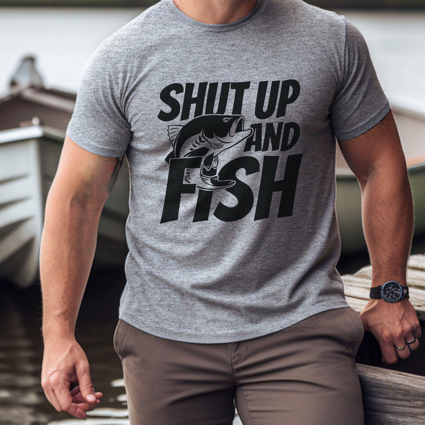 Shut Up and Fish T-shirt