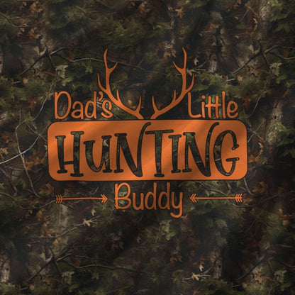 Dad's Little Hunting Buddy Camo Blanket