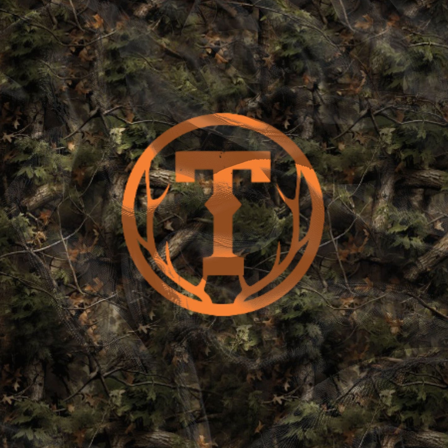 Antler Monogram Camo Blanket