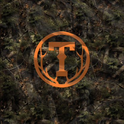 Antler Monogram Camo Blanket