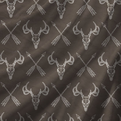 Deer Skull Arrows Blanket