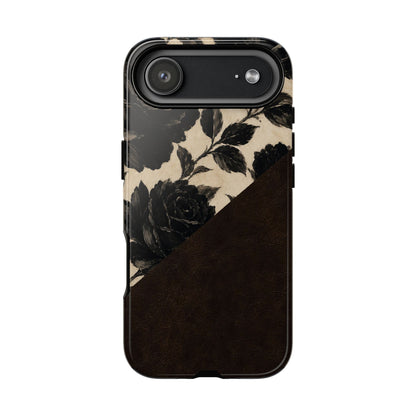 Rose Leather Tough Case