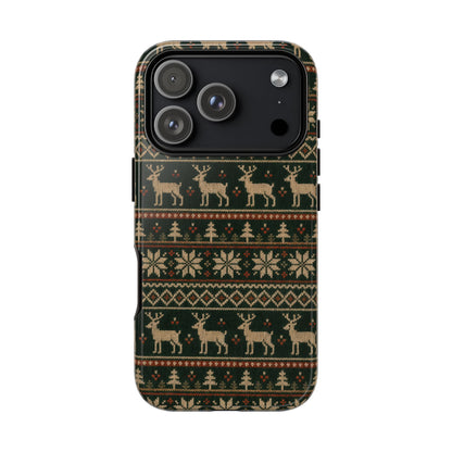 Fair Isle Deer Tough Case