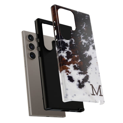 Cowhide Monogram Phone Case