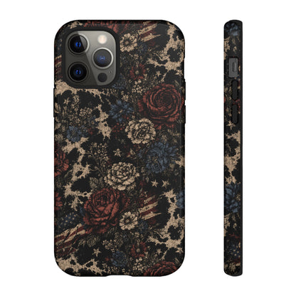 USA Cowhide Bloom Tough Case