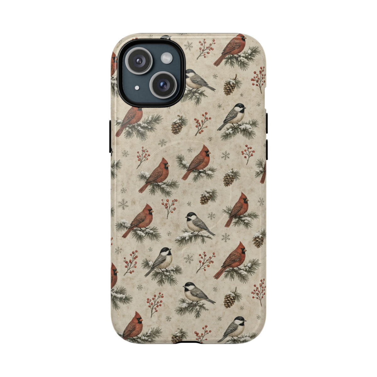 Cardinals And Chickadees Magnetic Case