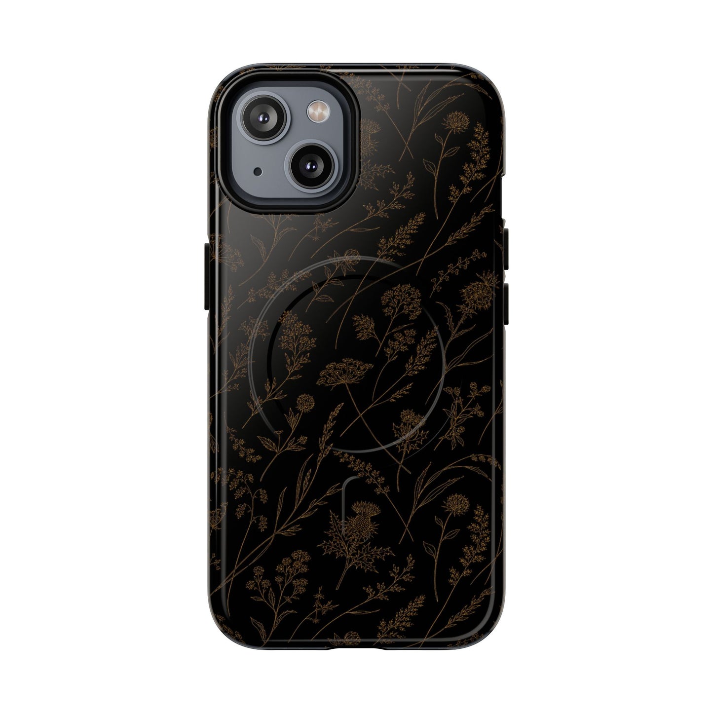 Gold Wildflowers Magnetic Case