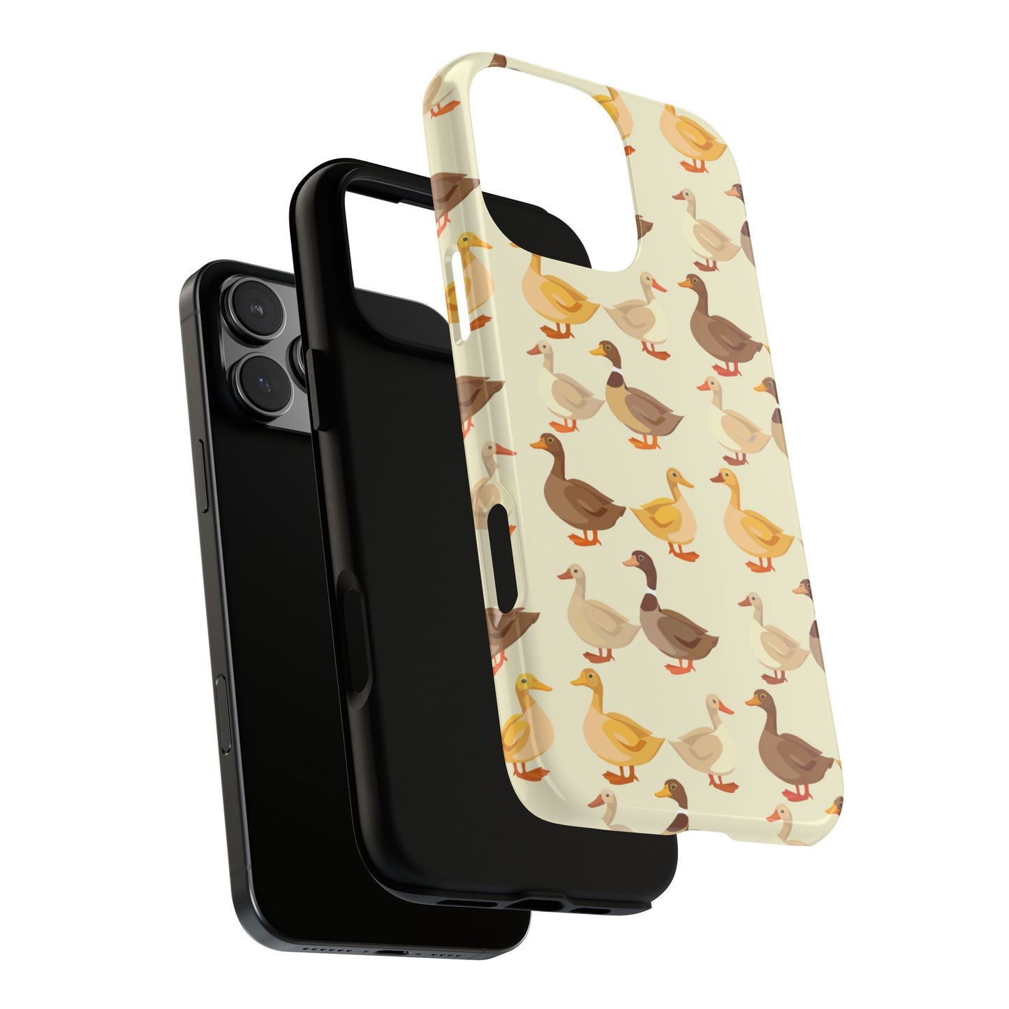 Yellow Brown Ducks Tough Phone Case