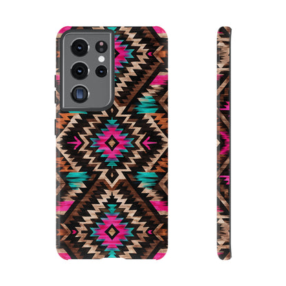 Neon Aztec Rug Tough Case