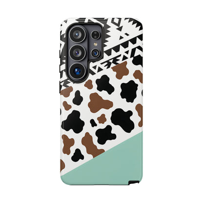 Mint Aztec Cowhide Tough Case