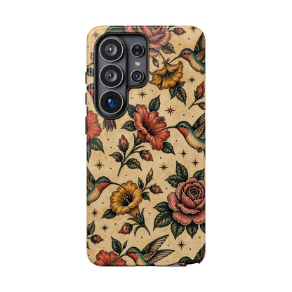 Hummingbird Rose Tough Case