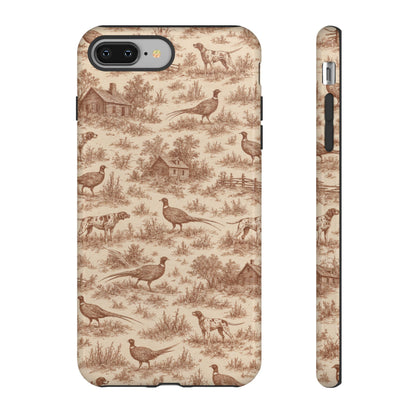 Pheasant Toile Tough Case