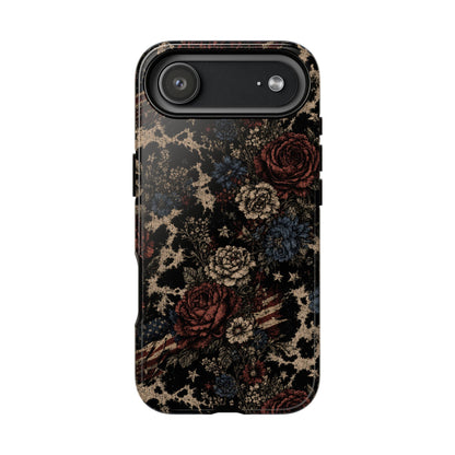 USA Cowhide Bloom Tough Case