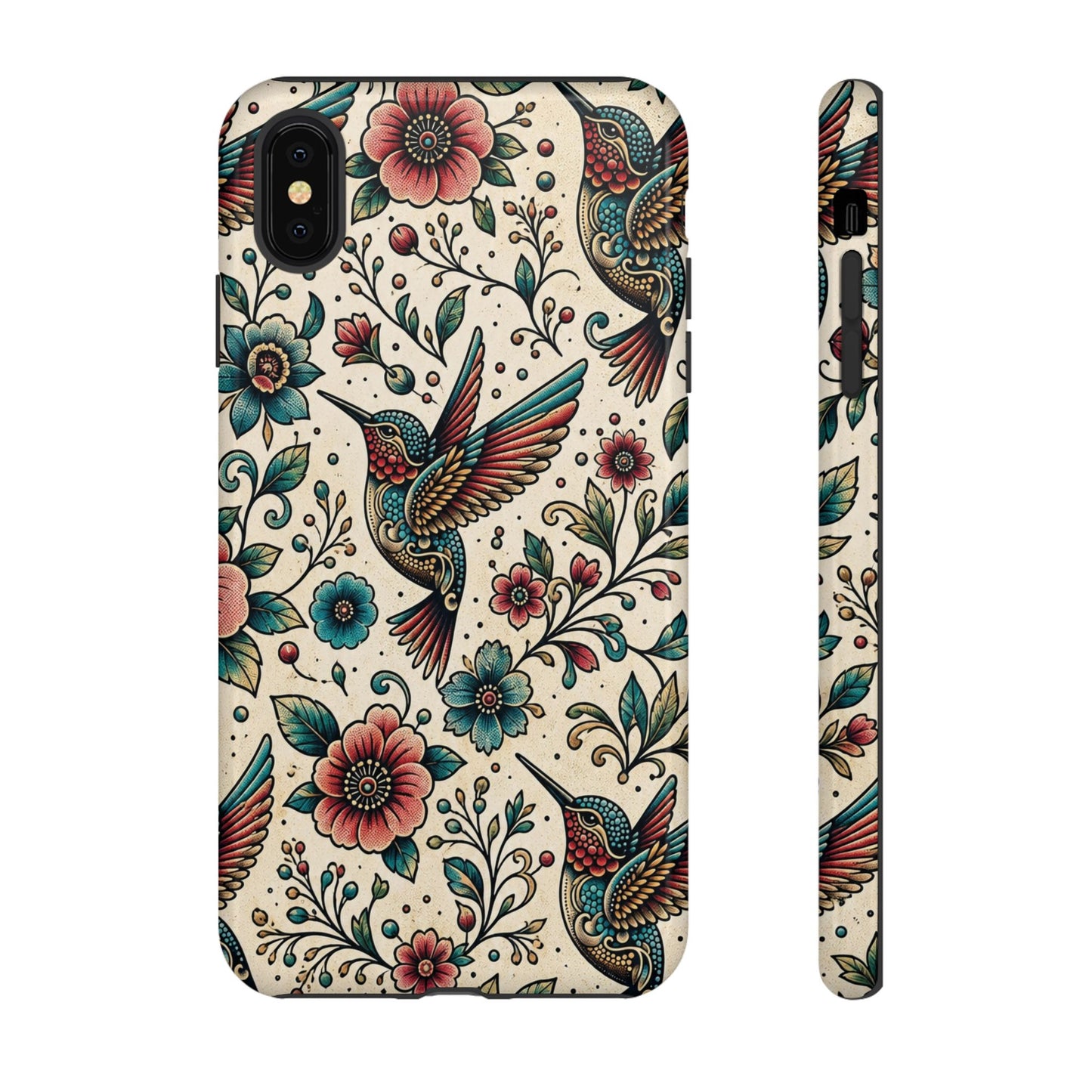 Retro Hummingbird Tough Case