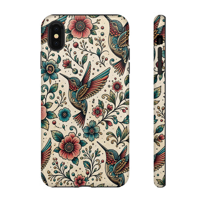 Retro Hummingbird Tough Case