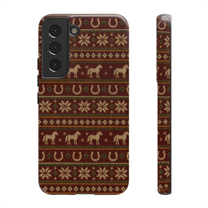 Fair Isle Horses Tough Case
