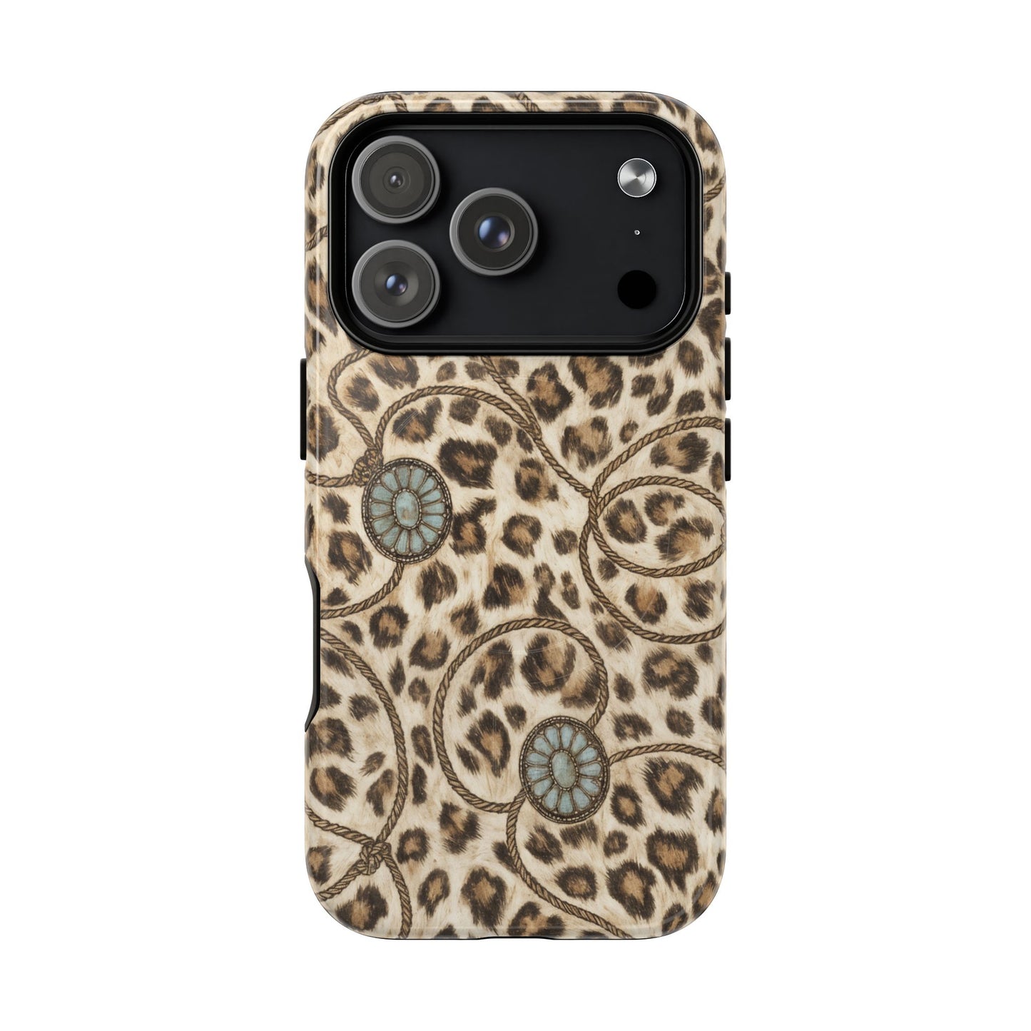 Leopard Rope Conchos Magnetic Case