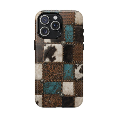 Tooled Hide Magnetic Case