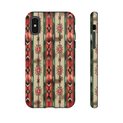 Christmas Aztec Stripes Tough Case