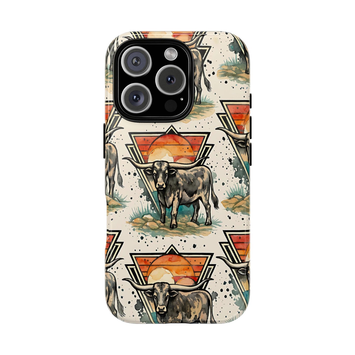Retro Longhorn Tough Case
