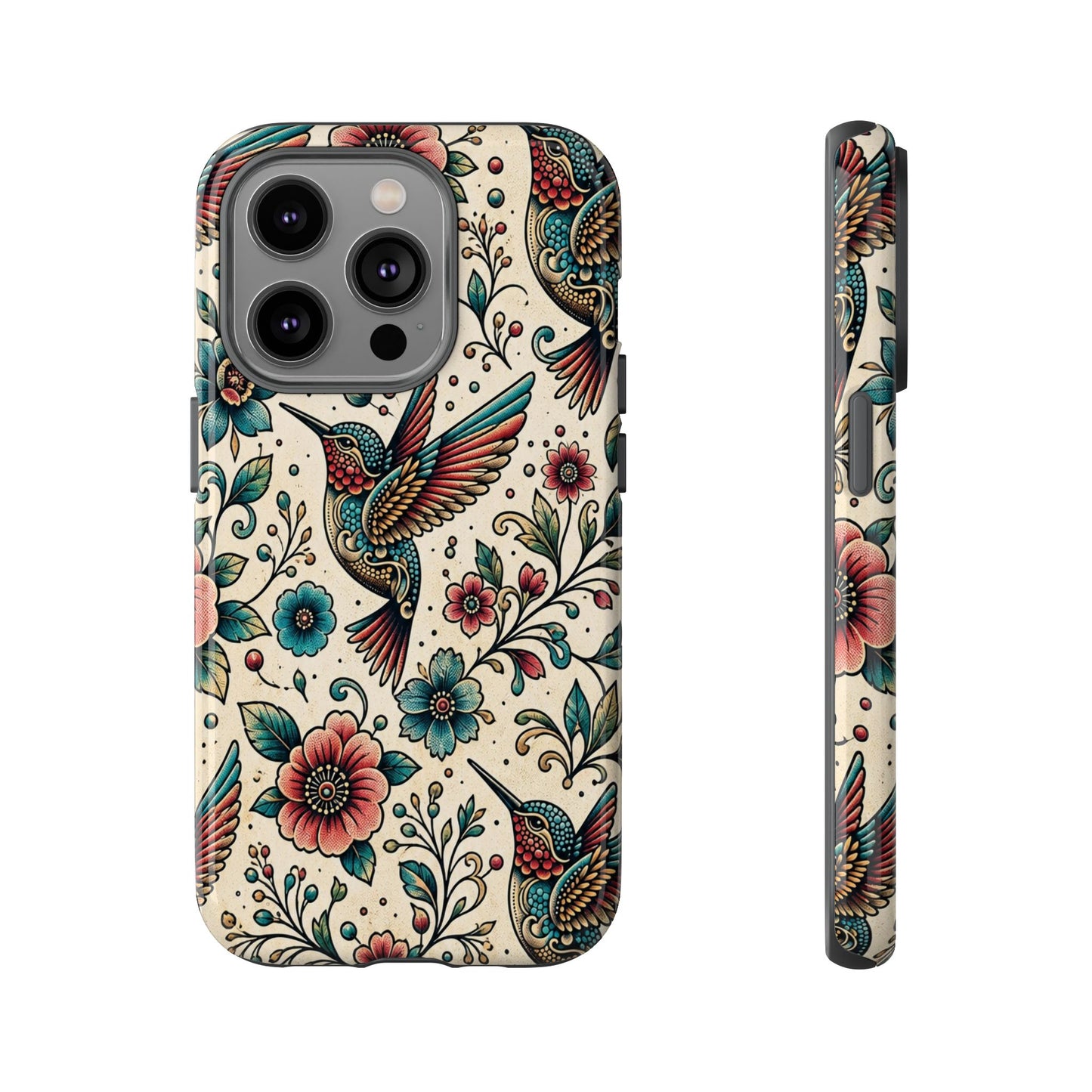 Retro Hummingbird Tough Case