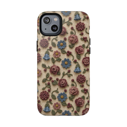Crochet Flower Garden Magnetic Case