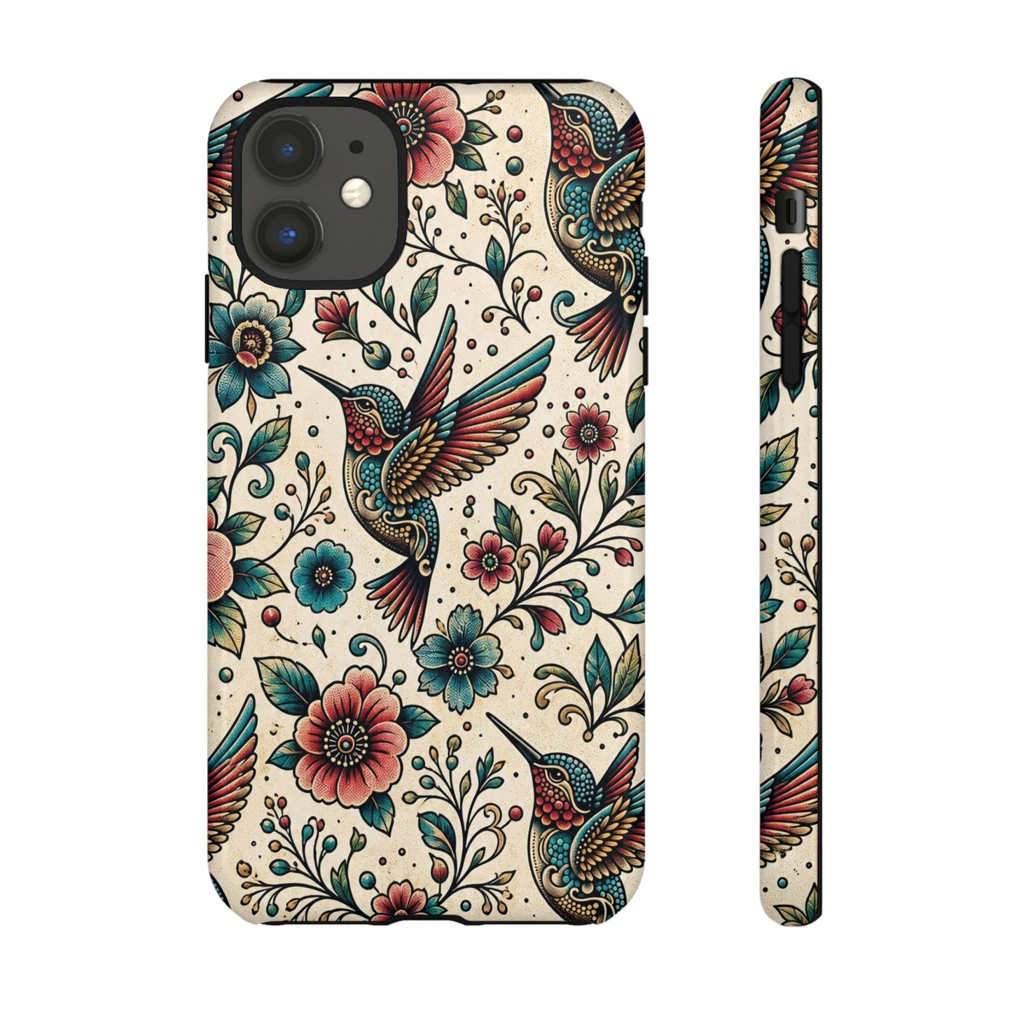 Retro Hummingbird Tough Case