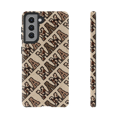 Grunge Cowhide Mama Tough Case