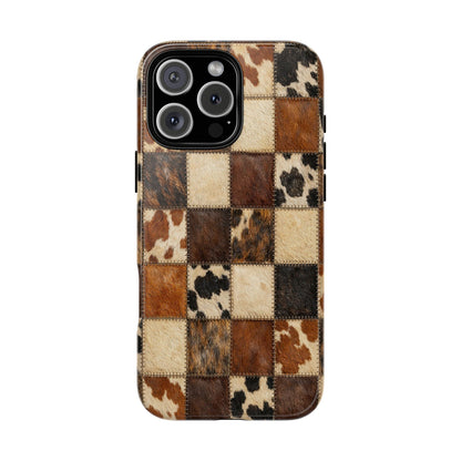 Cowhide Quilt Tough Case