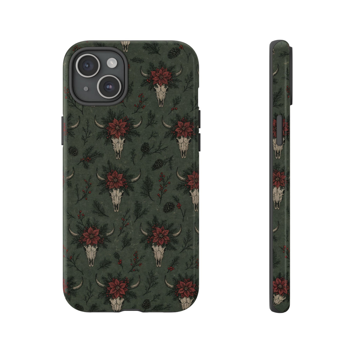Inked Christmas Skull Tough Case