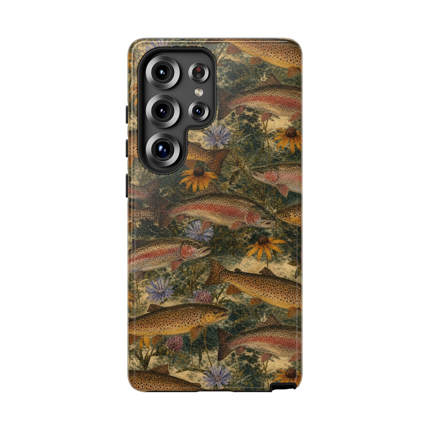 Floral Trout Tough Case