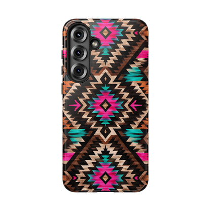 Neon Aztec Rug Tough Case