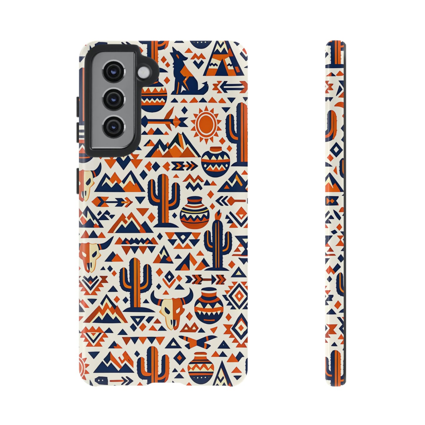 Southwest Tribal Orange Tough Case