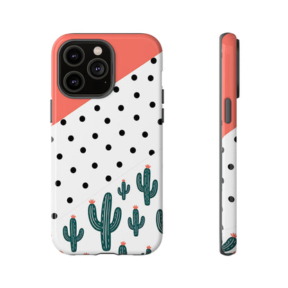 Polka Dot Cactus Tough Case