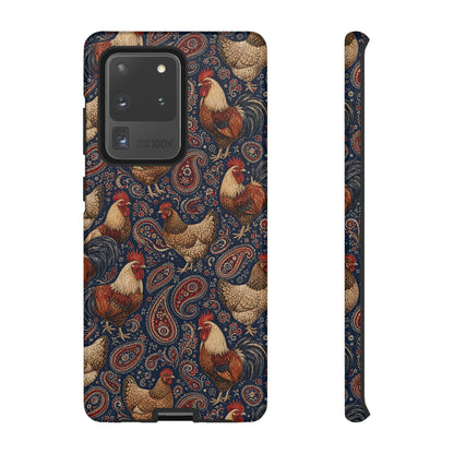 Patriotic Paisley Chickens Tough Case