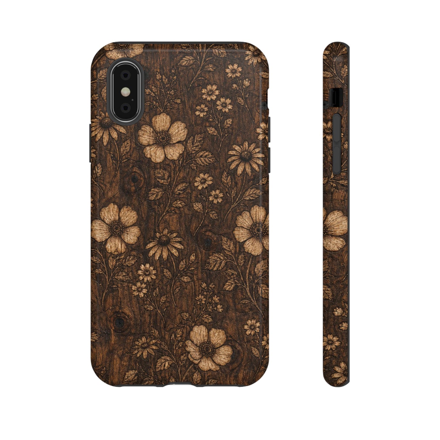 Floral Bark Tough Case