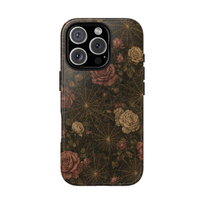 Spiderweb Rose Tough Case