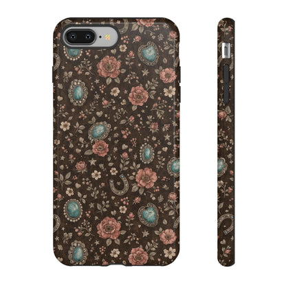 Turquoise Roses Tough Case