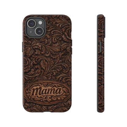 Carved Floral Mama Tough Case