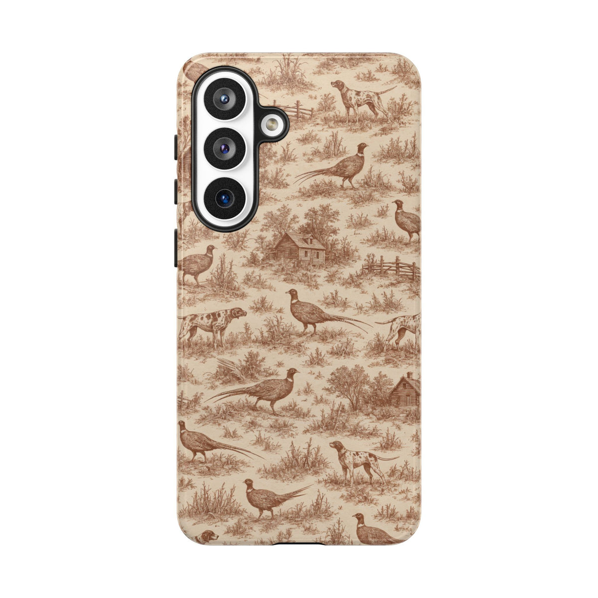 Pheasant Toile Tough Case