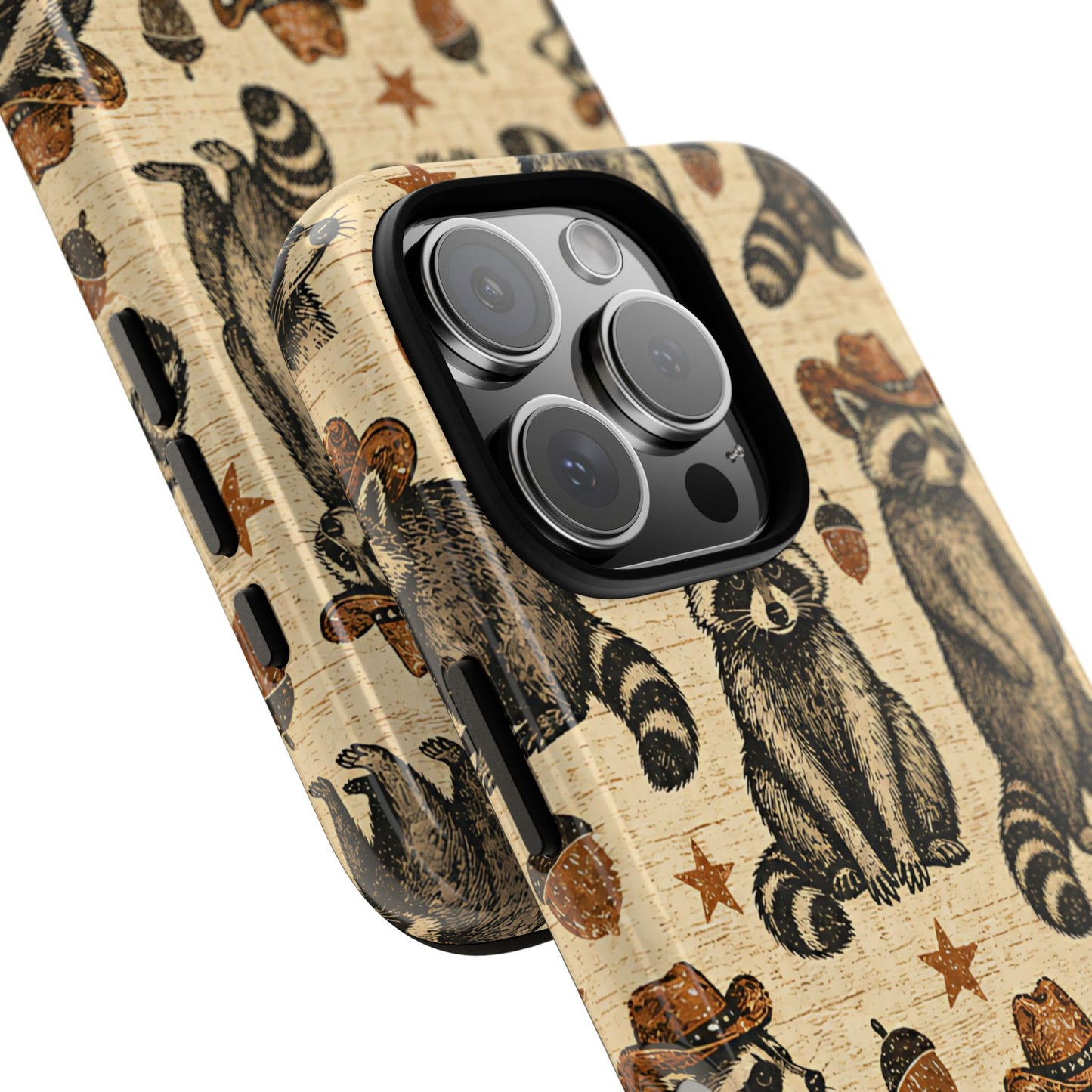 Retro Raccoon Tough Case
