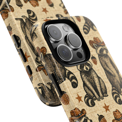 Retro Raccoon Tough Case